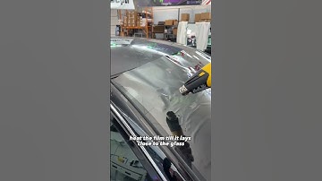 Windshield window tint #autotint #diy #car #tint