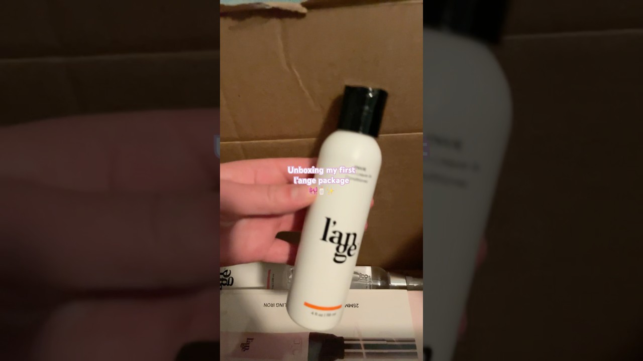 Unboxing l’ange hair products | #hair #haircare #products #unboxing