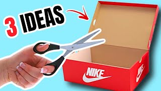 How to reuse Shoe Boxes at home | 3 Amazing Ideas | Best out of waste