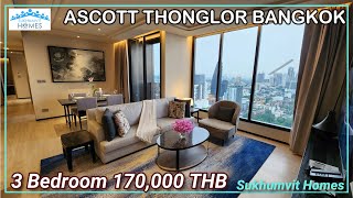 Ascott Thonglor Luxury Serviced Apartment Bangkok Short and Long Term Rental 3 Bedroom 🇹🇭 Thailand