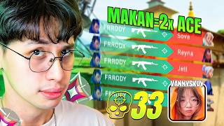 HABIS MAKAN, AIM GUA LANGSUNG JADI GINI.. (2X ACE) FT. VANNYSKUY &amp; MARTINI