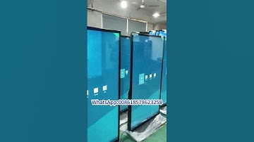 Full Screen 4K Digital Signage Kiosk Floor Stand Multi Touch Screen Kiosk. #commercialdisplay