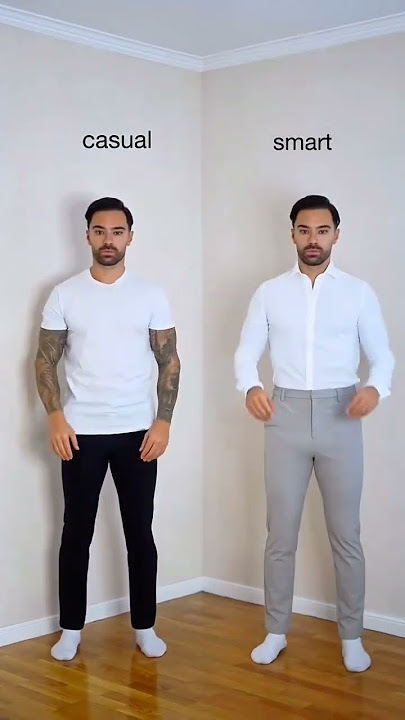 Casual VS. Smart Casual Outfit, what's your favorite? 🤔  #menswear #outfitideas