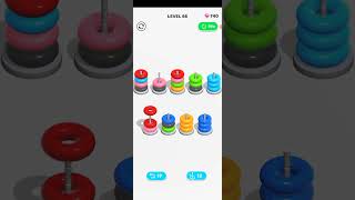 Color hoop stack:sort puzzle Level 66