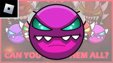 Roblox Find the Geometry Dash Difficulties: how to get "Medium Demon" badge (outdated)