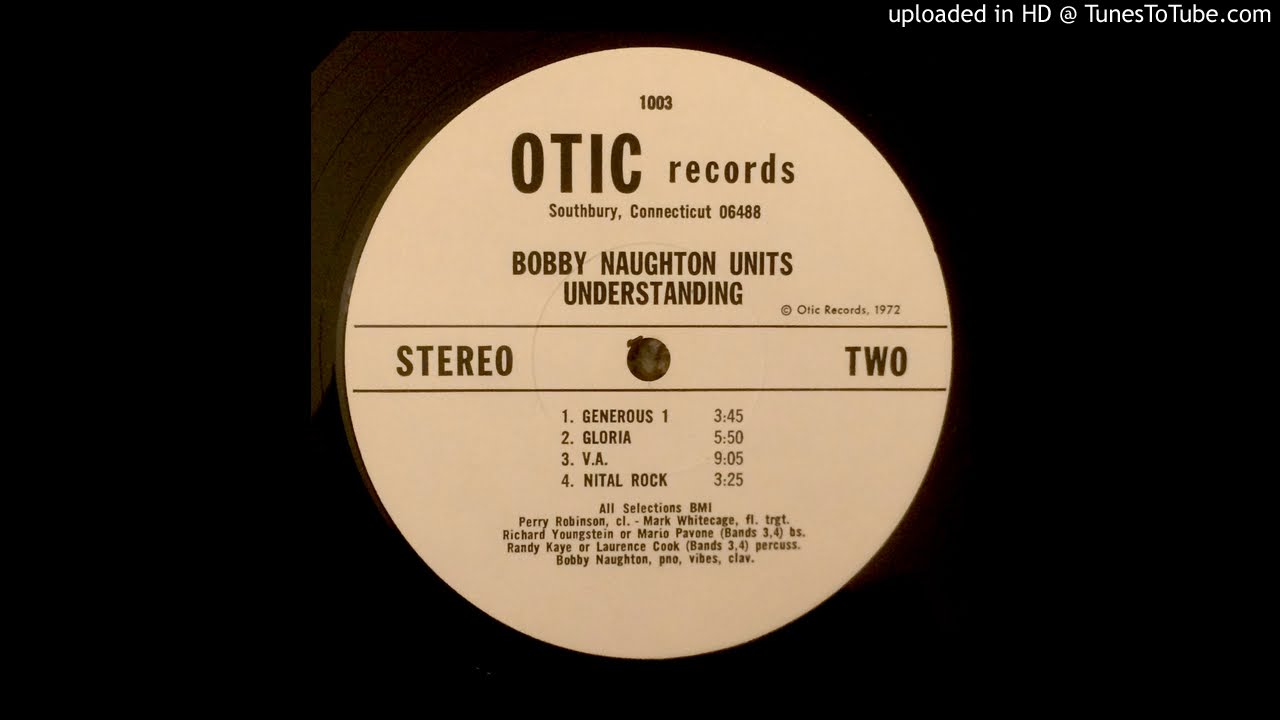 Bobby Naughton Units "Nital Rock" private press jazz rec'd 1971