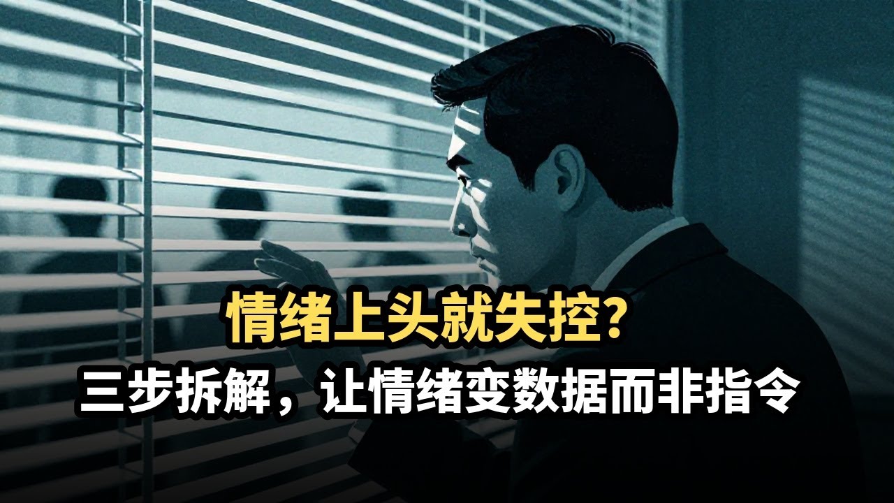 别再被情绪牵着鼻子走！心理学家揭秘：如何用“小议会”模型夺回人生控制权