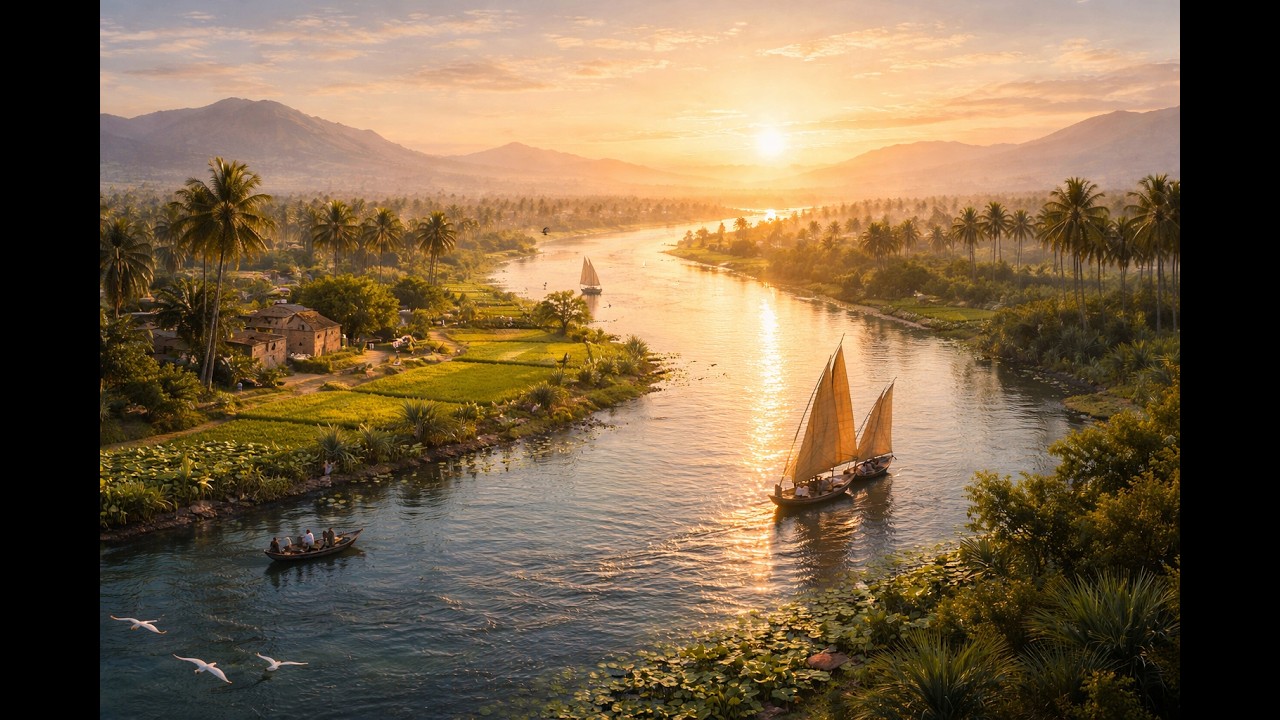 🎶 قصيدة في وصف النيل (الأبيات 1–6) | لحن 1 | الصف العاشر