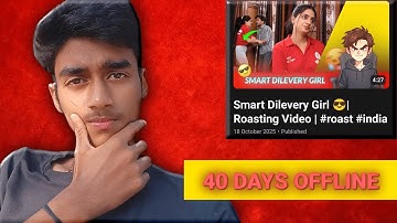 Why Iam Offline 40 Days 🤫| My First Vlog  | #vlog 