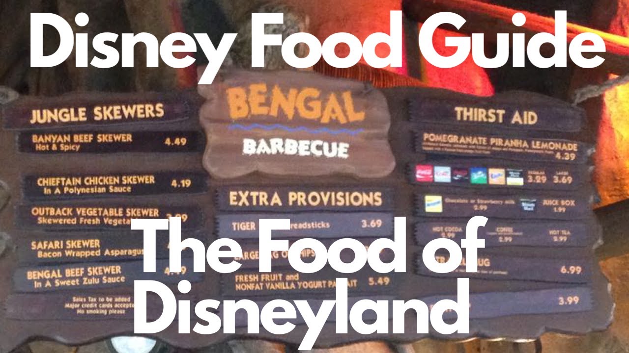 Disney Food Guide: The Best Places to Eat In Disneyland - YouTube