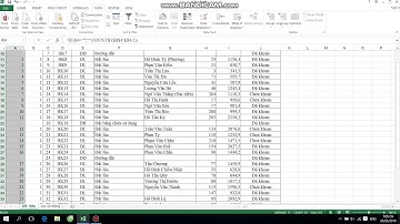Lọc dữ liệu tự động không dùng đến VBA