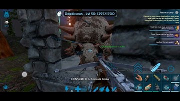 Ark survival evolved mobile how to tame doedicurus..2 doedicurus easy tame