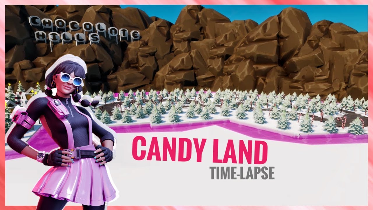 Fortnite Candy Land Timelapse YouTube