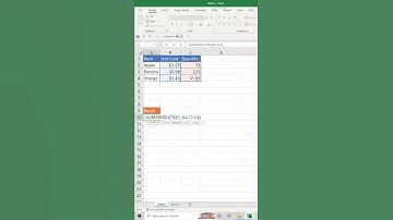 #shorts SUMPRODUCT Function Microsoft Excel Tutorial