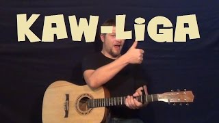 Kaw Liga Hank Williams Easy Strum Guitar Lesson How to Play Tutorial