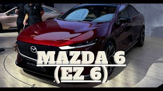 Walkaround innen & außen: 2024 Mazda 6 (EZ 6) Elektro-Limousine mit Heckantrieb!