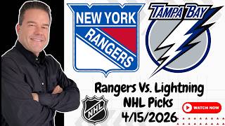 Rangers vs Lightning 4/15/26 NHL Picks and Predictions Scott Rickenbach NHL Best Bets &amp; Betting Tips