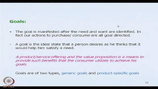 Mod-06 Lec-13 Consumer Needs and Motivation, Emotions and Mood, Consumer Involvement