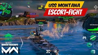 Uss Montana Battleship in Escort Best One #modernwarships