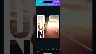Canva design hack-How to create a text mask effect-Canva clipping mask design #shorts