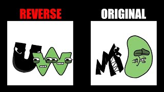 Reverse vs Original Alphabet Lore (Full Version) l Alphabet Lore Meme Animation - TD Rainbow