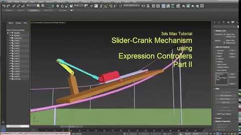 3ds Max Tutorial - Slider-crank mechanism Part 2