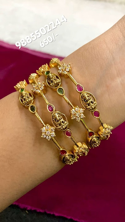 #tnt #trending #viral 4 pc cz bangles set//9885502244//tnt collections