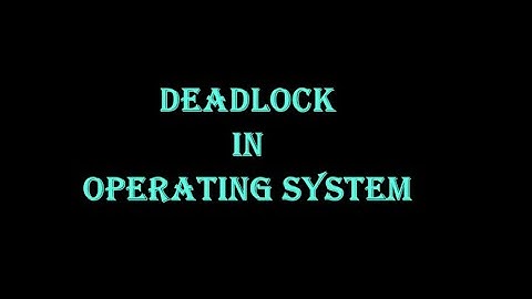DeadLock|Operating System|Tamil 
