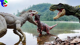 T-Rex Vs Indominus Rex Vs Carnotaurus 🦖 New Clash P2| Dinosaur Toys Movie Jurassic World