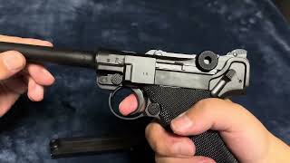 タナカワークス ルガーP08 6インチ ガスブローバック LUGER P08