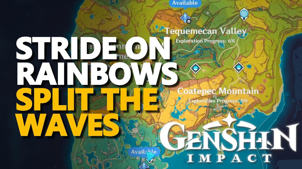 Stride on Rainbows, Split the Waves Genshin Impact - YouTube