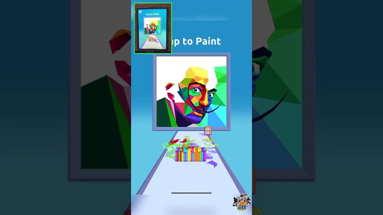 ✅Pencil rush 3D gameplay 