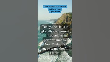The Powerful Maori Haka: Its History and Significance