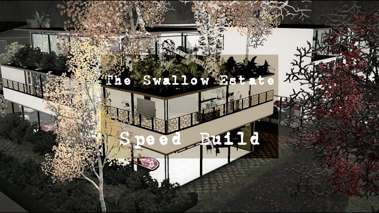 The Swallow Estate Sims 3 Speed Build YouTube