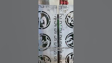 Mẫu cửa cổng cnc 4 cánh Vạn Sự Như Ý #youtubeshorts #xuhuong #cnc #cuacong #catcnc #nhatuilamcokhi