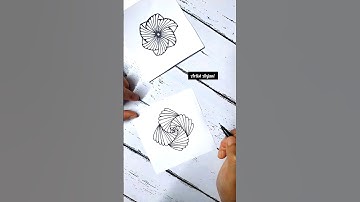 Zentangle art ✨ #shorts #lineart #creativeart illusion drawing