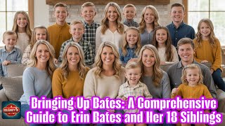 "Meet the Bates Family: The Ultimate Guide to Erin and Her 18 Incredible Siblings!"