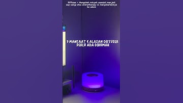Manfaat diffuser banyak loh #diffuser #aromatherapy