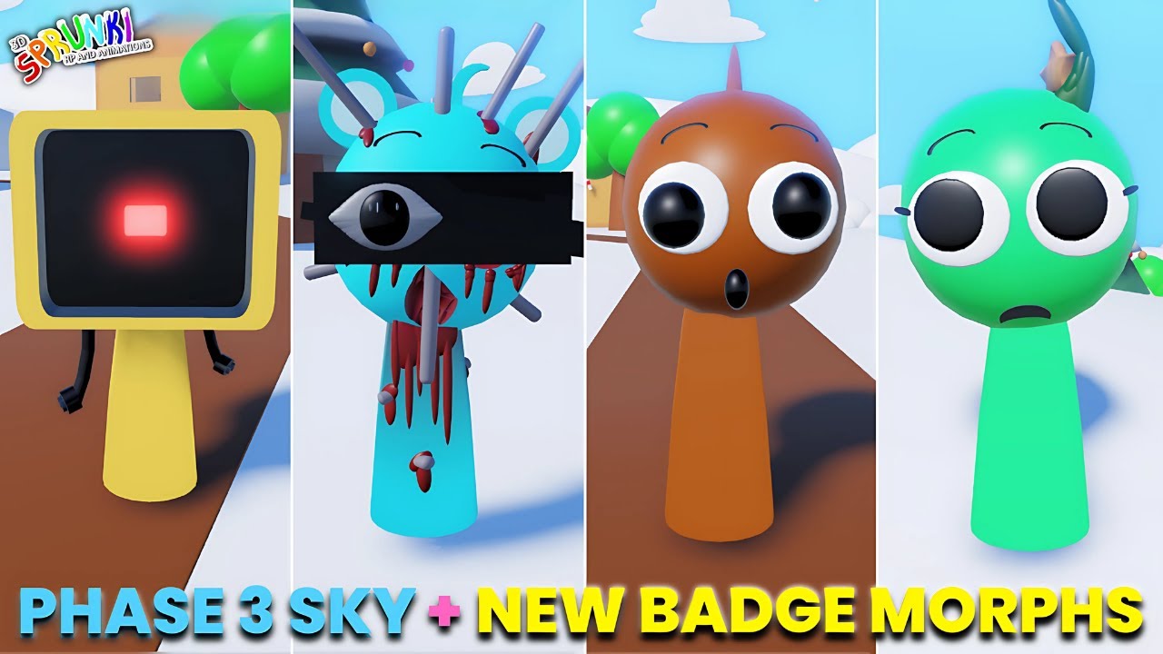 How to Get Phase 3 REMASTERED Sky + NEW Badge Morphs in Original 3D ...