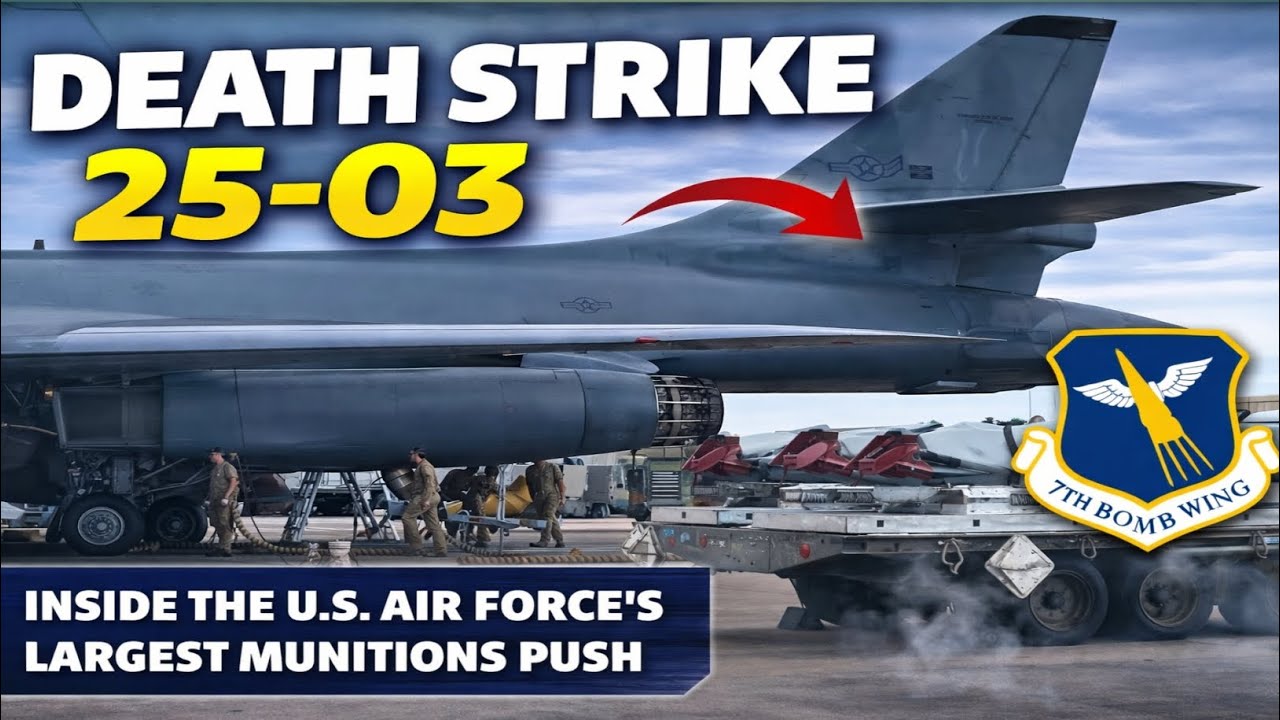 Death Strike 25-03 | Inside the U.S. Air Force’s Largest Munitions Push