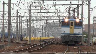 【HD】JR貨物 8862レ甲種輸送「甲122/東武50090系」EF65-1127♪稲沢駅