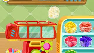 เกมแพนด้าน้อย : เปิดร้านไอศกรีม | Baby Panda ice-cream screenshot 2