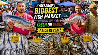 Hyderabad's Famous Ramnagar Fish Market | Complete Tour, Prices & Fresh Fish Guide