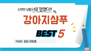 강아지샴푸 쇼핑 가이드 추천 TOP5