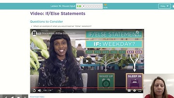 Code.org - CSD Unit 3 - Lesson 16: Mouse Input, Video #1 of 2