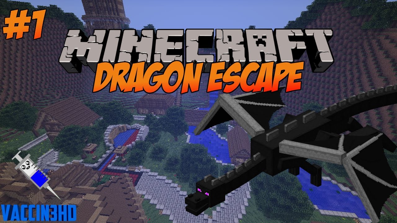 Minecraft Mini-game: Dragon Escape (Failtage/Funny Moments)