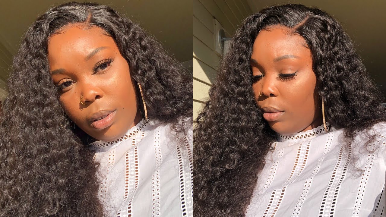 Styling A Closure Wig To Look Like A Side Part Frontal Beauty Forever Hair Brazilian Deep Wave