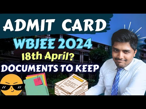 WBJEE 2024 ADMIT CARD || Download Open Now