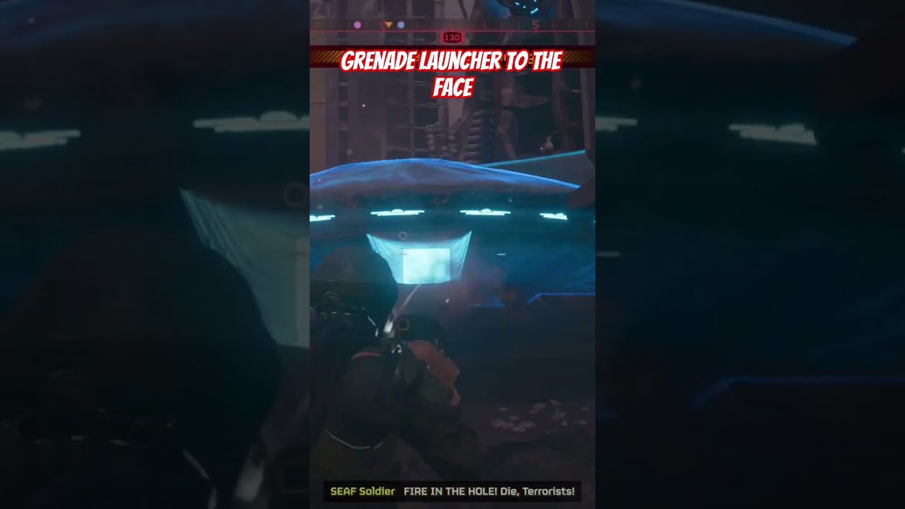 rewrite this title Grenade launcher to the face in Helldivers 2 rewrite this title Grenade launcher to the face in Helldivers 2