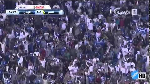 اهداف مباراة النصر والهلال ll 21 2 2014 ll 4-3 دوري عبد اللطيف جميل ll عامر عبد الله HD